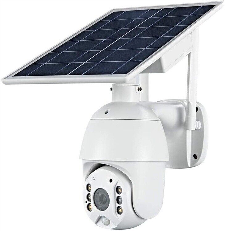 PTZ SOLAR Security 4MP HD Camera AI Human Detection 12M,2-Way Audio, Wi-Fi, APP