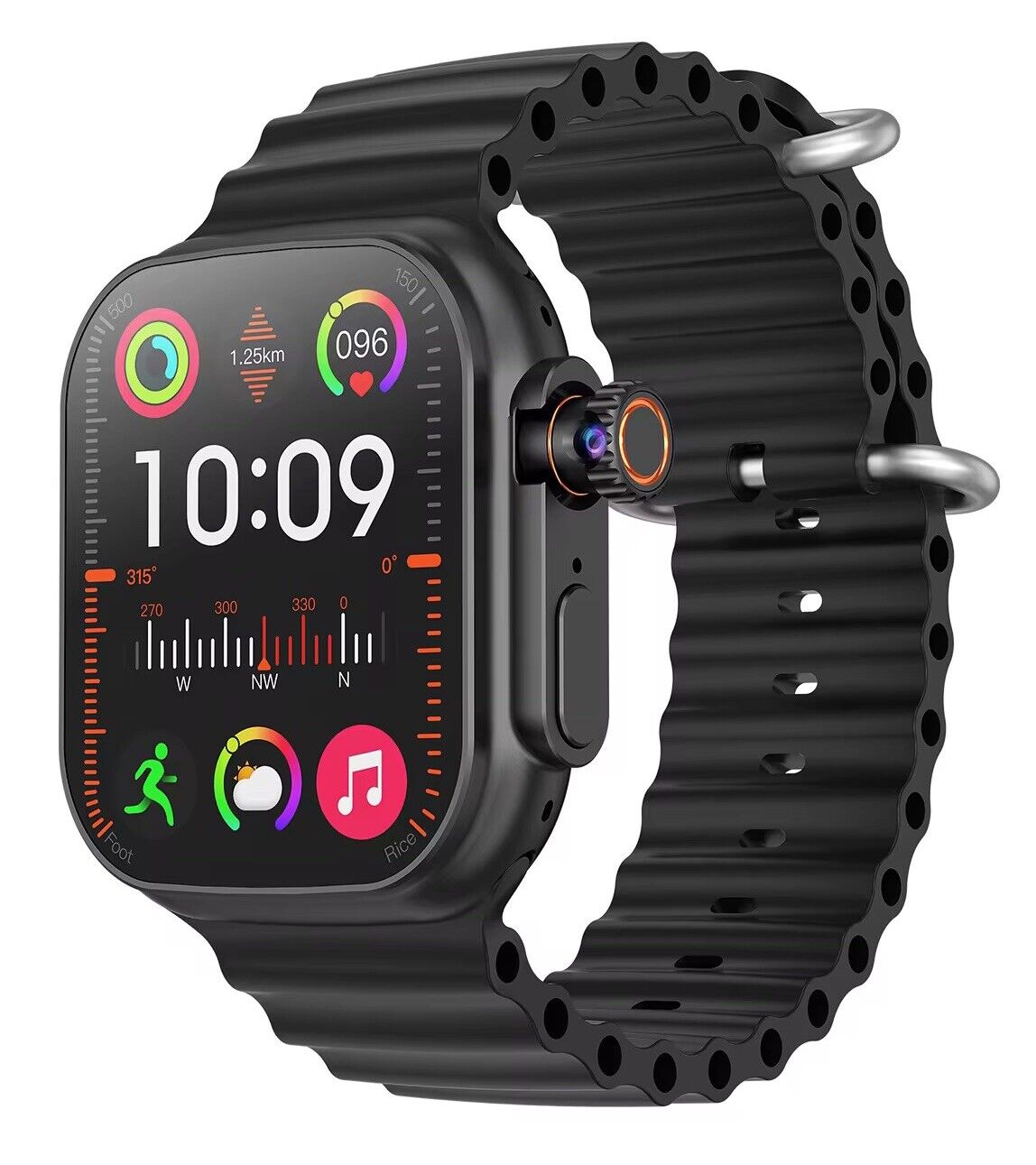2.04" SMARTWATCH HD SCREEN 4G-64GB Android 8.1 HD Video Call, App,850mAh,ECG,USA