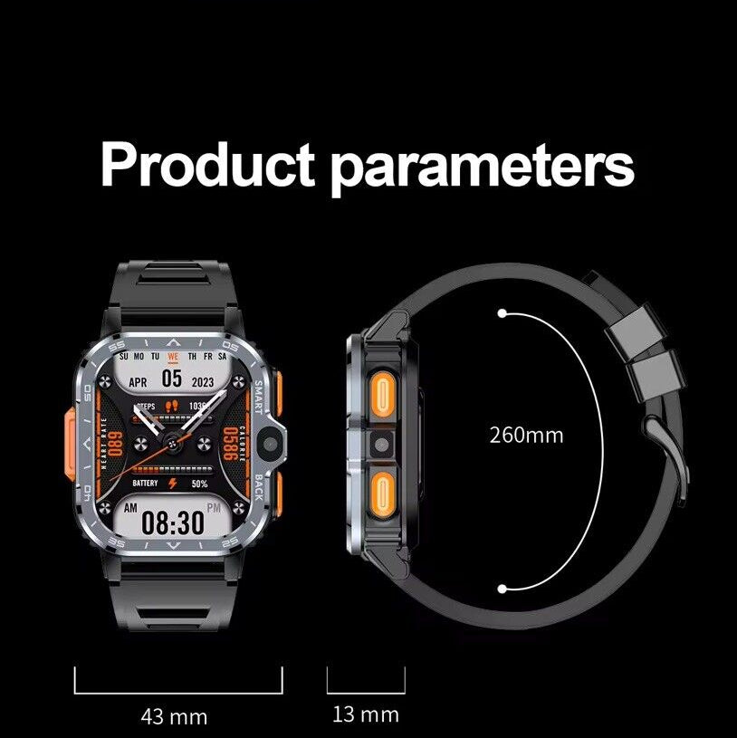 PGD SMART WATCH 4G+64GB Touch Screen 2.03” Android 8.1,HD Dual Camera Wristwatch
