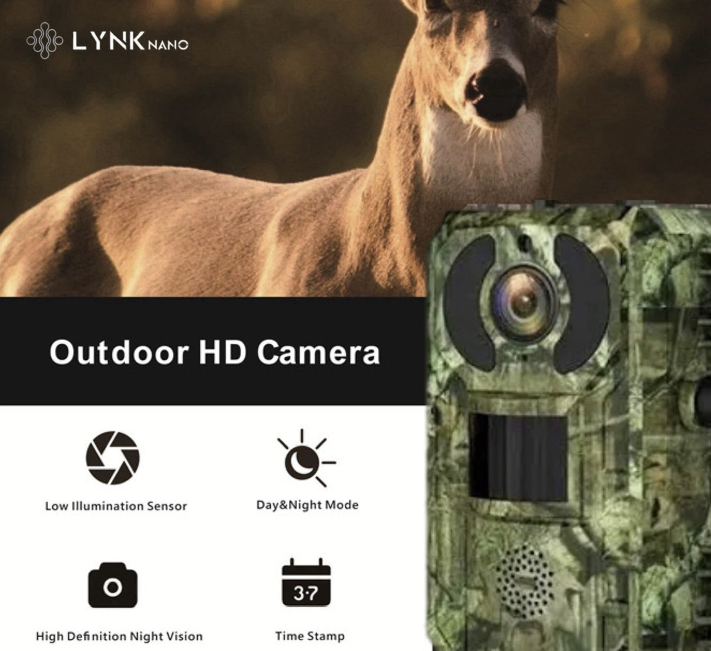 4G SOLAR Hunting Security TRAIL Camera, 4MP, AI 25m Detection, 2-Way Audio, App