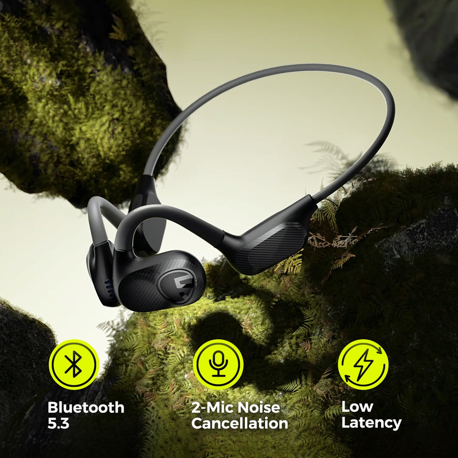 SoundPEATS RunFree Lite2 — Open-Ear Air Conduction Earphones, 15-Hour Battery