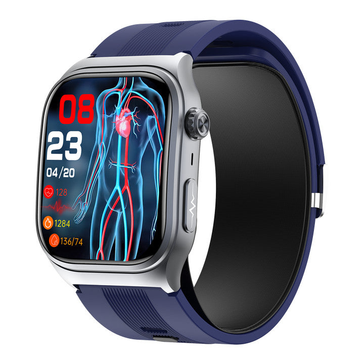Smart Watch 2.06 AMOLED display Sport and Health,Blood Pressure Airbag Removable