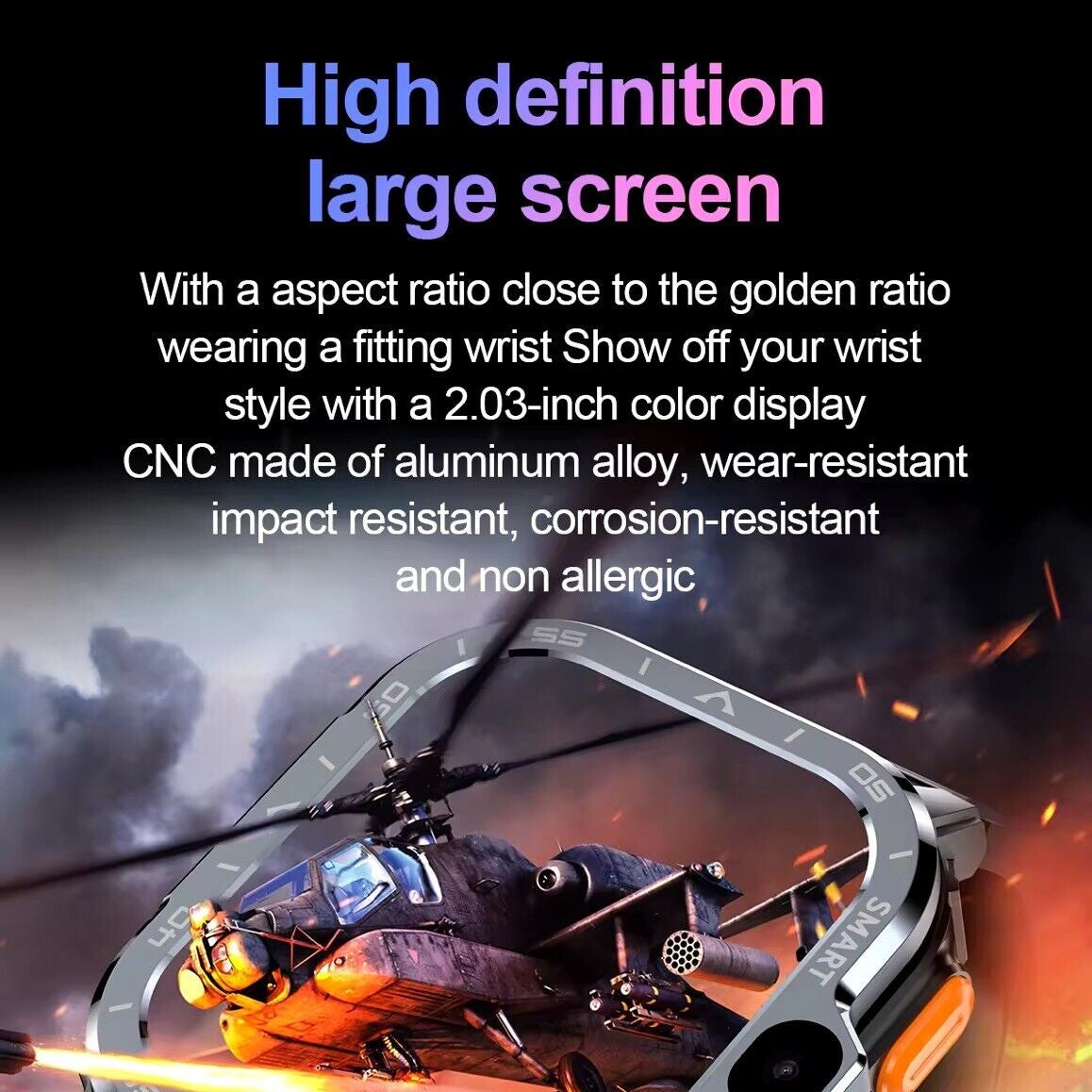 PGD SMART WATCH 4G+64GB Touch Screen 2.03” Android 8.1,HD Dual Camera Wristwatch