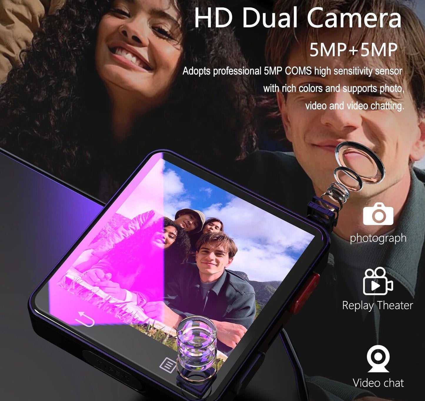 4G 3+32GB SMART WATCH 2.64" HD Screen,5MP +5MP Dual cameras SIM GPS Android 11.0