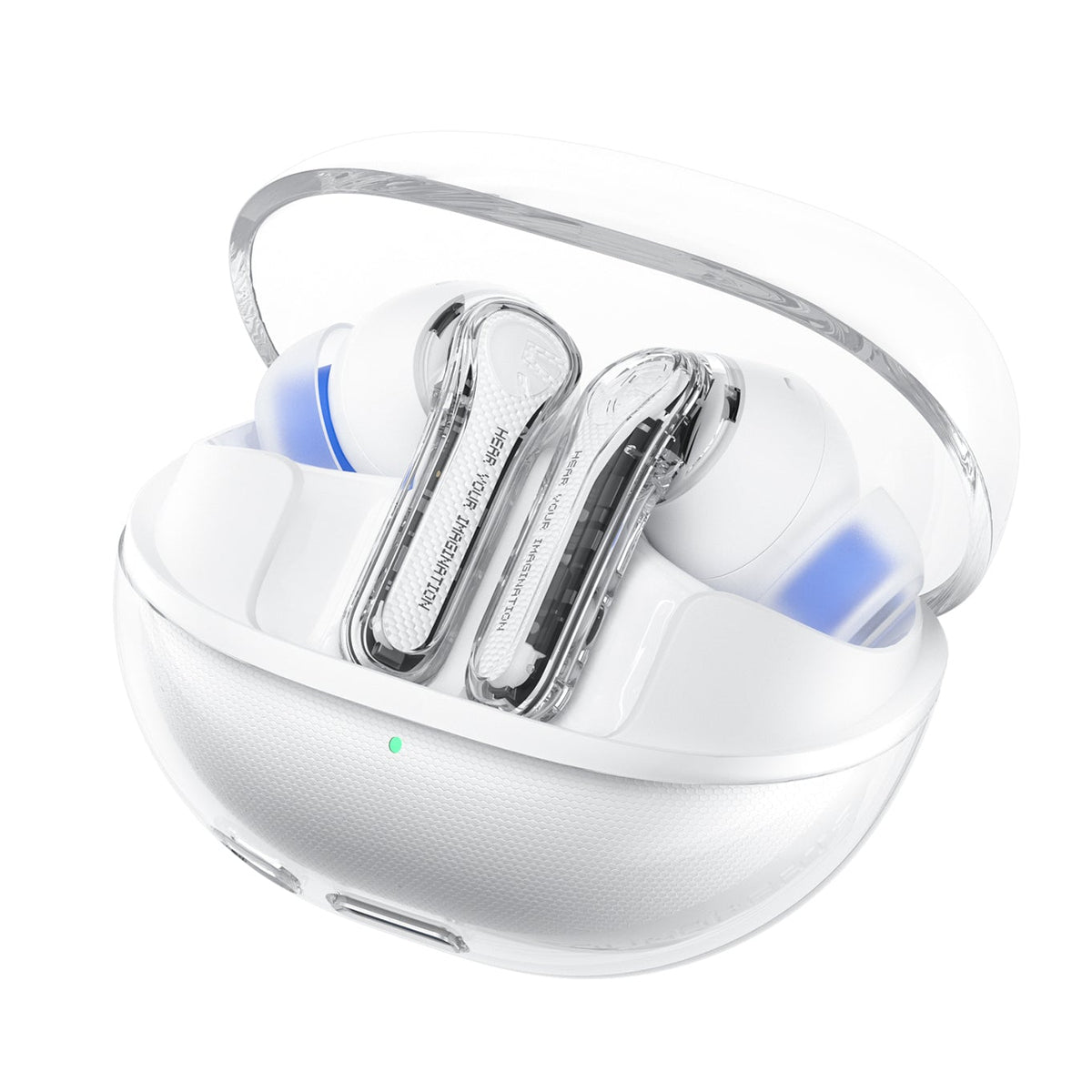 SoundPEATS Clear — Transparent In-Ear Earbuds, 12mm Drivers, ENC, 40-Hour Battery