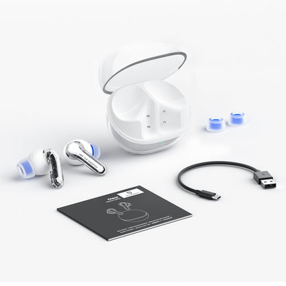 SoundPEATS Clear — Transparent In-Ear Earbuds, 12mm Drivers, ENC, 40-Hour Battery