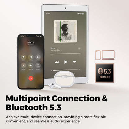 SoundPEATS Air4 Pro Wireless Earphones with Snapdragon Sound,6 Mics Qualcomm BT 5.3, IPX4