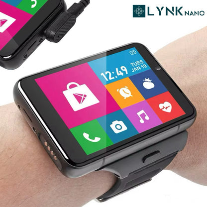 4G SMARTWATCH 2.88" Touch Screen  Android 9.0 5MP/13MP Cameras,Wristwatch 4+64GB (BLACK) USA