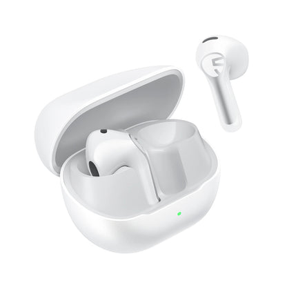 SoundPEATS Air6 HS — Semi-In-Ear Earbuds, LDAC Hi-Res, Bluetooth 6.0, 45-Hour Battery (White)