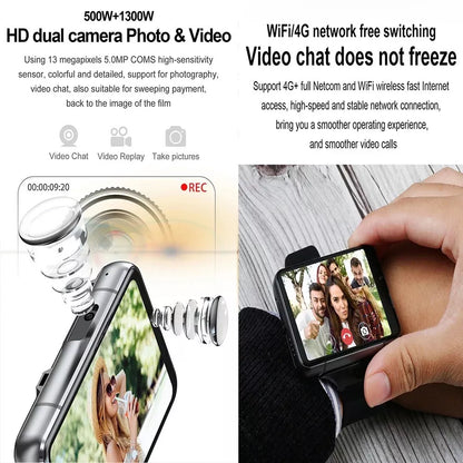 LRG 2.88" Touch Screen 4G SMRTWATCH PHONE Android 9.0 GPS, 2 Cameras 4+64GB, (SILVER) USA