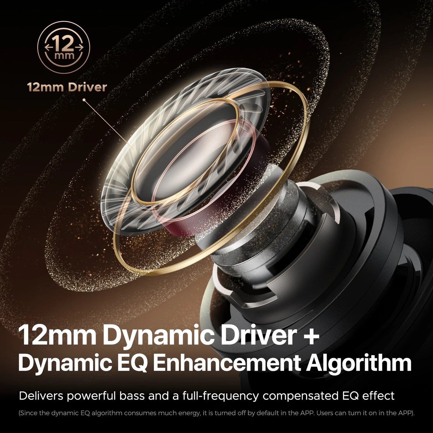 SOUNDPEATS T3 PRO V5.4 ANC/ENC Noise Canceling, 28hr Play Time, 12mm Drivers & App Control