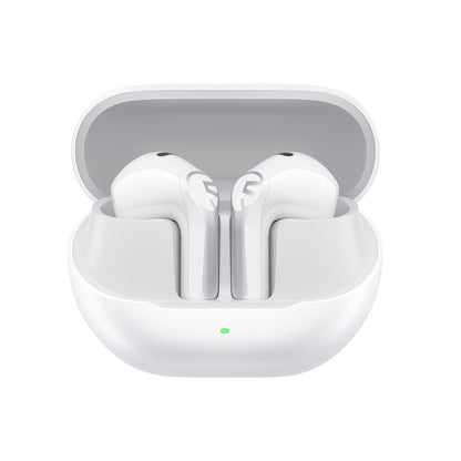 SoundPEATS Air6 HS — Semi-In-Ear Earbuds, LDAC Hi-Res, Bluetooth 6.0, 45-Hour Battery (White)