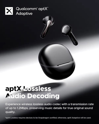 SoundPEATS Air5 Wireless Earbuds with aptx Adaptive Lossless, Bluetooth 5.4,IPX5
