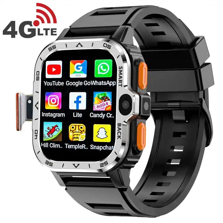 PGD SMART WATCH 4G+64GB Touch Screen 2.03” Android 8.1,HD Dual Camera Wristwatch