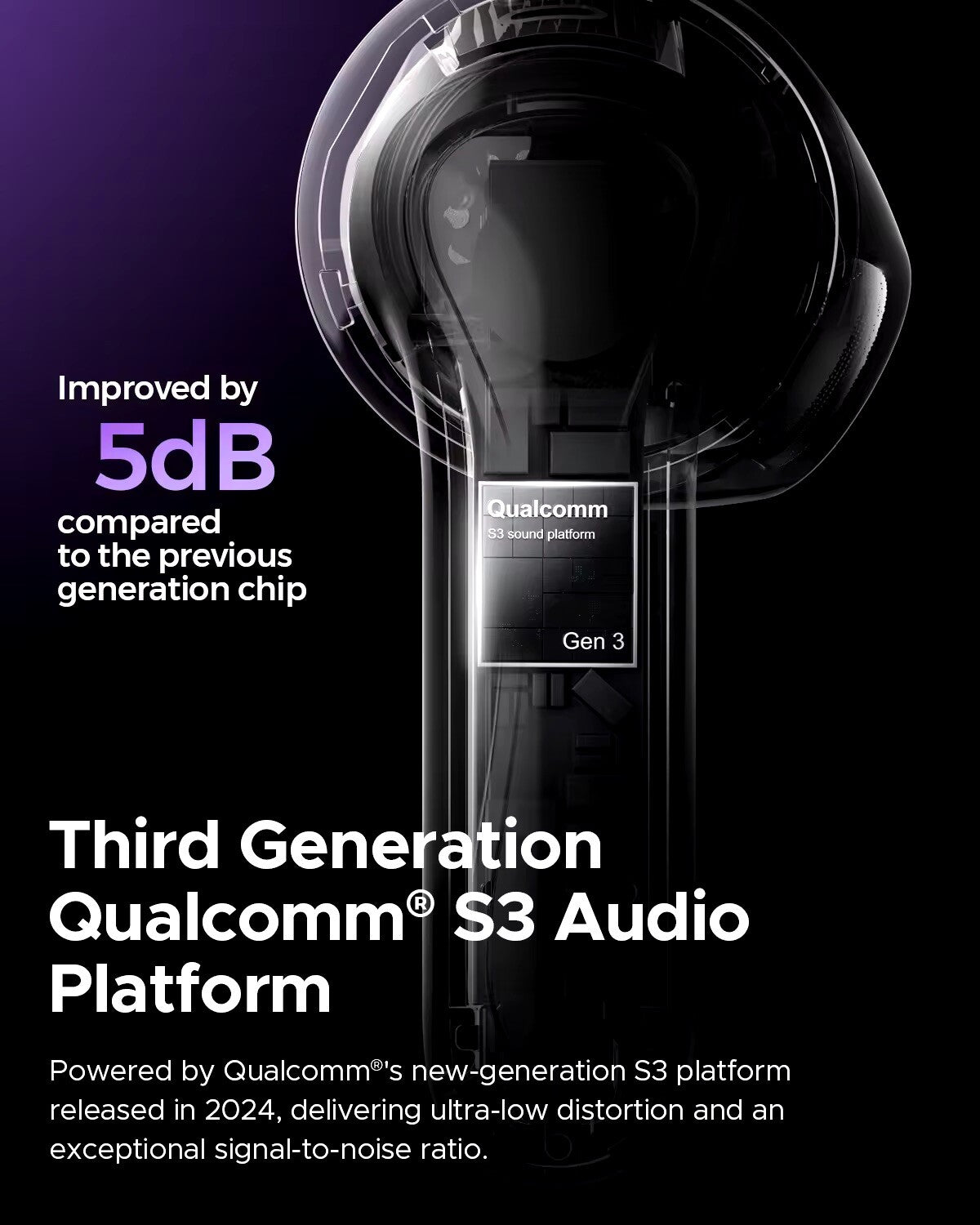 SoundPEATS Air5 Wireless Earbuds with aptx Adaptive Lossless, Bluetooth 5.4,IPX5