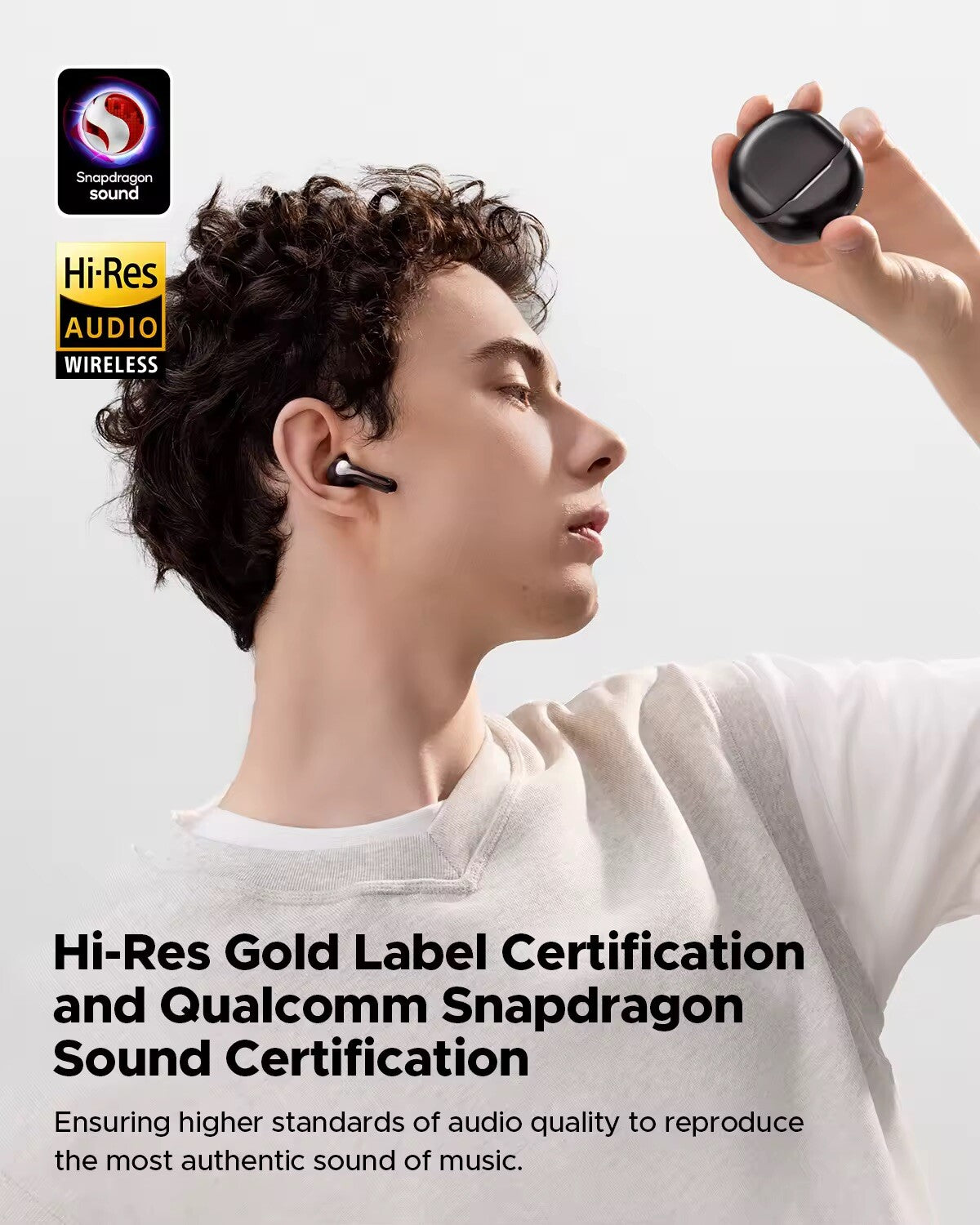 SoundPEATS Air5 Wireless Earbuds with aptx Adaptive Lossless, Bluetooth 5.4,IPX5