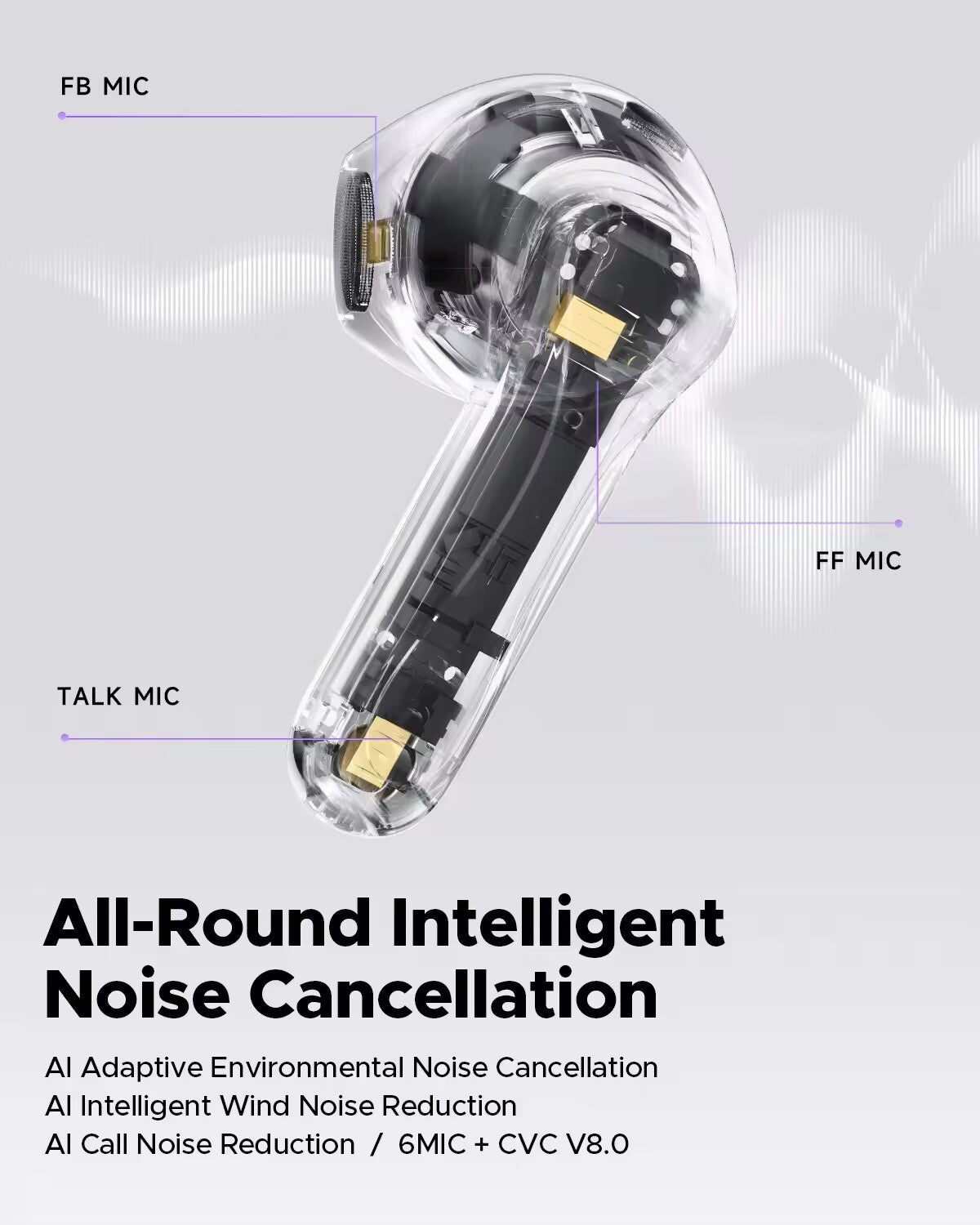 SoundPEATS Air5 Wireless Earbuds with aptx Adaptive Lossless, Bluetooth 5.4,IPX5