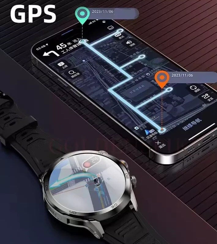SMART Watch 8G-128GB 1.95” TOUCHSCREEN 4G Android 8.1 HD Rotating Camera,GPS,1990mAh