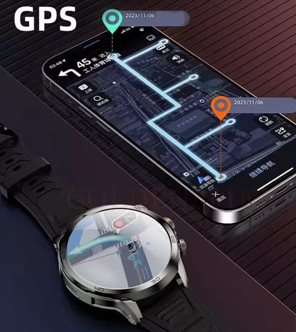 SMART Watch 8G-128GB 1.95” TOUCHSCREEN 4G Android 8.1 HD Rotating Camera,GPS,1990mAh