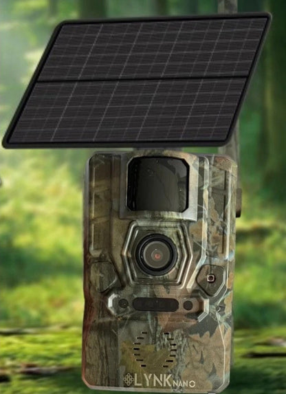 4G SOLAR GPS Hunting Security 3MP TRAIL Camera, AI 25m Detection,2-Way Audio,App