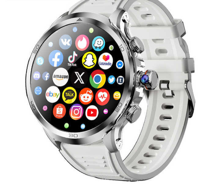 SMART Watch 8G-128GB 1.95” TOUCHSCREEN 4G Android 8.1 HD Rotating Camera,GPS,1990mAh