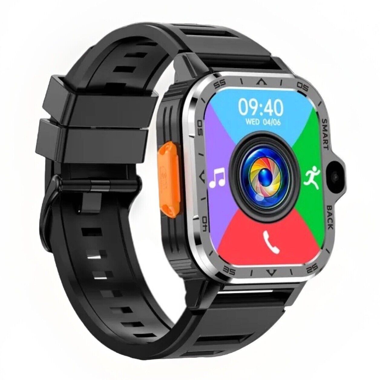 PGD SMART WATCH 4G+64GB Touch Screen 2.03” Android 8.1,HD Dual Camera Wristwatch