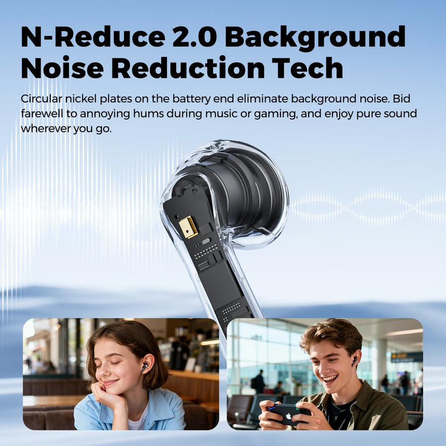 SoundPEATS Air6 HS LDAC Wireless 45H Hi-Res TWS BT6.0 Wireless Earbuds ENC Sports
