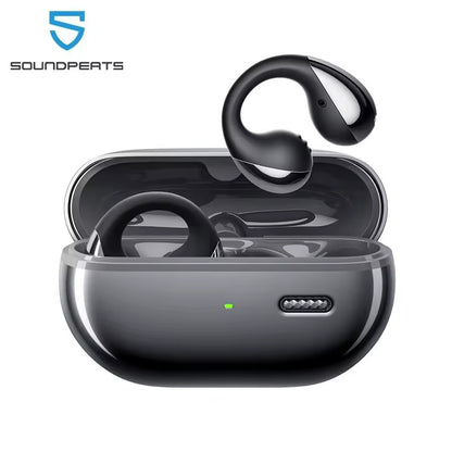 SoundPeats PearlClip Pro, Clip-on BT5.4 AI ENC Earbuds, 24Hrs Play Time,12mm,App