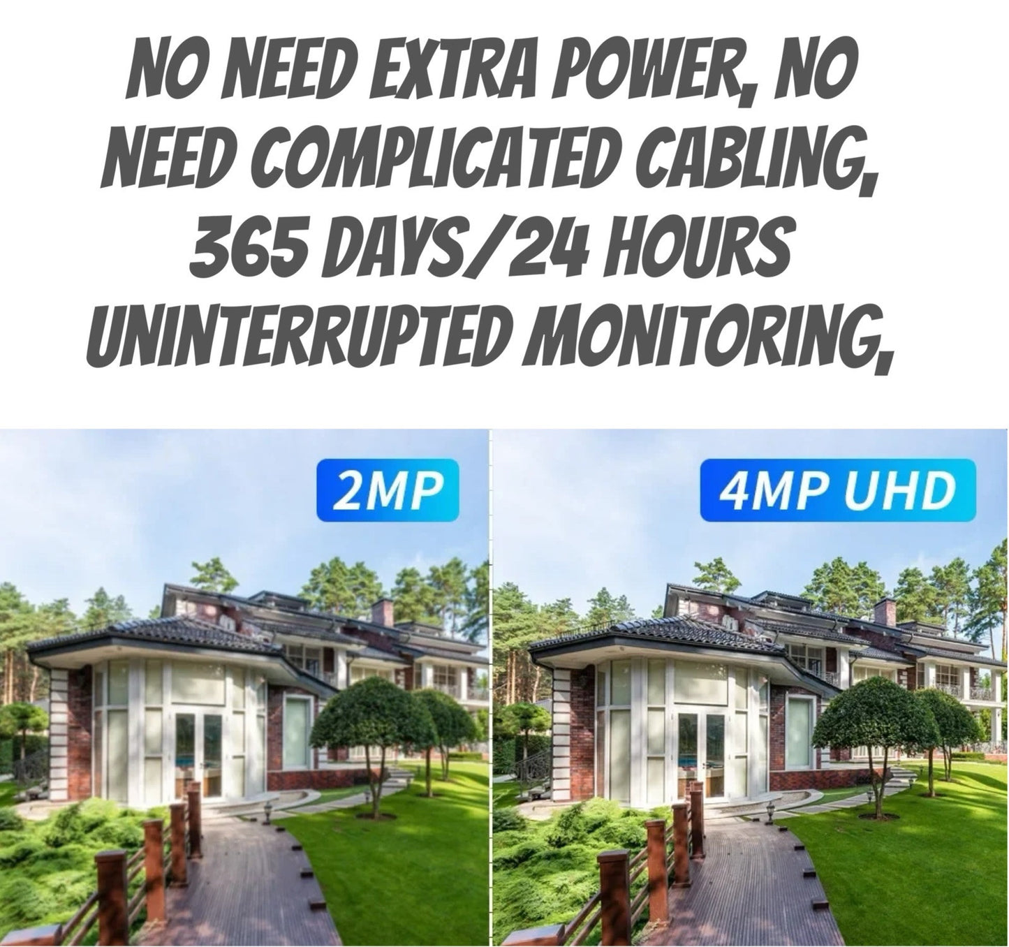 PTZ SOLAR Security 4MP HD Camera 12m AI Human Detection,2-Way Audio, Wi-Fi, APP