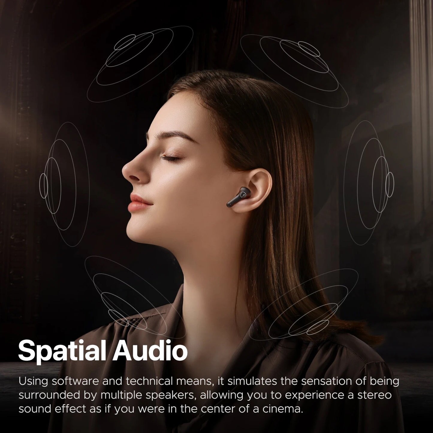 SOUNDPEATS T3 PRO V5.4 ANC/ENC Noise Canceling, 28hr Play Time, 12mm Drivers & App Control
