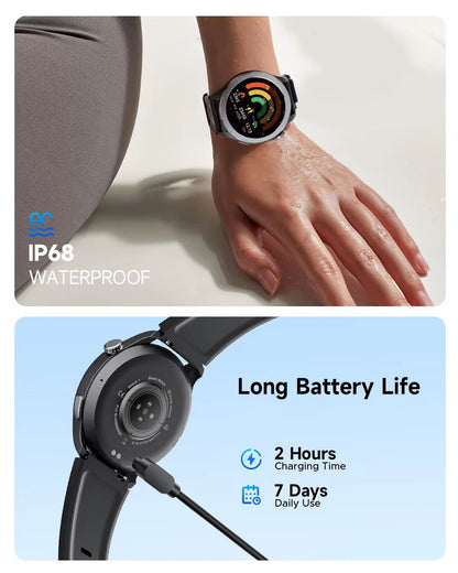 SoundPeats V5.3 SMART WATCH 127 SPORTS & Health+ Blood Pressure Tracking, App, Call (not 4G)