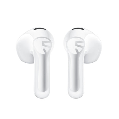 SoundPEATS Air6 HS — Semi-In-Ear Earbuds, LDAC Hi-Res, Bluetooth 6.0, 45-Hour Battery (White)