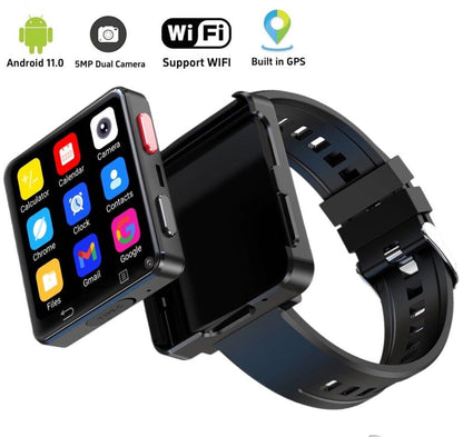 4G 3+32GB SMART WATCH 2.64" HD Screen,5MP +5MP Dual cameras SIM GPS Android 11.0