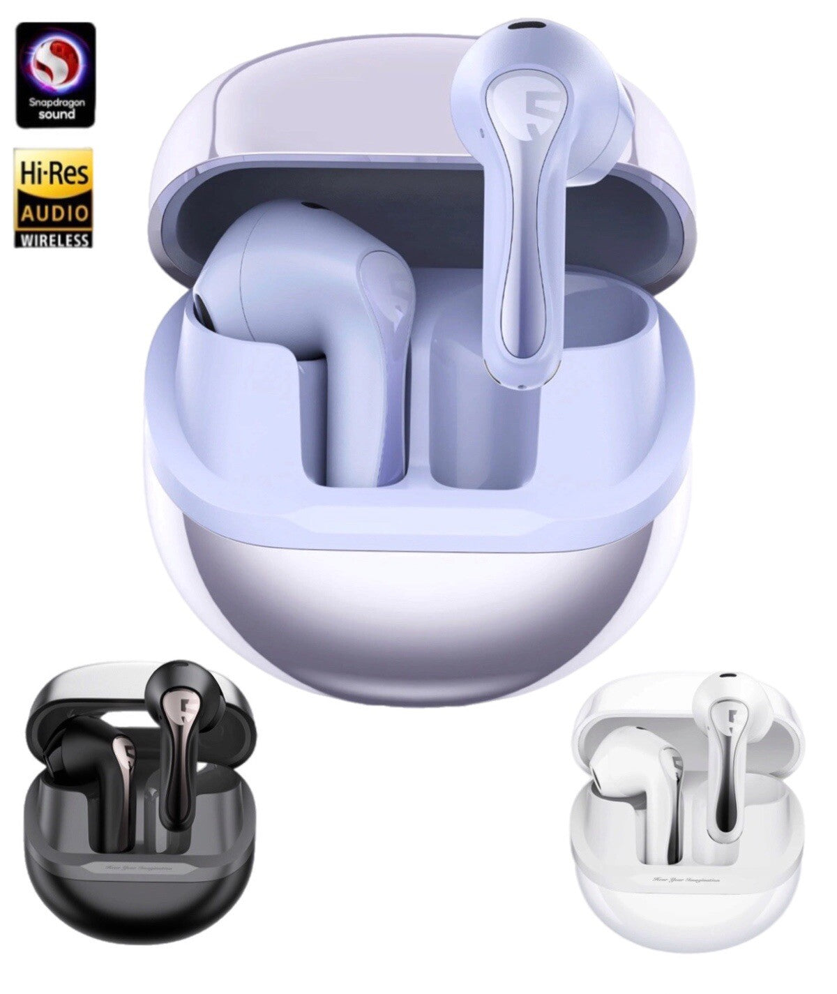 SoundPEATS Air5 Wireless Earbuds with aptx Adaptive Lossless, Bluetooth 5.4,IPX5