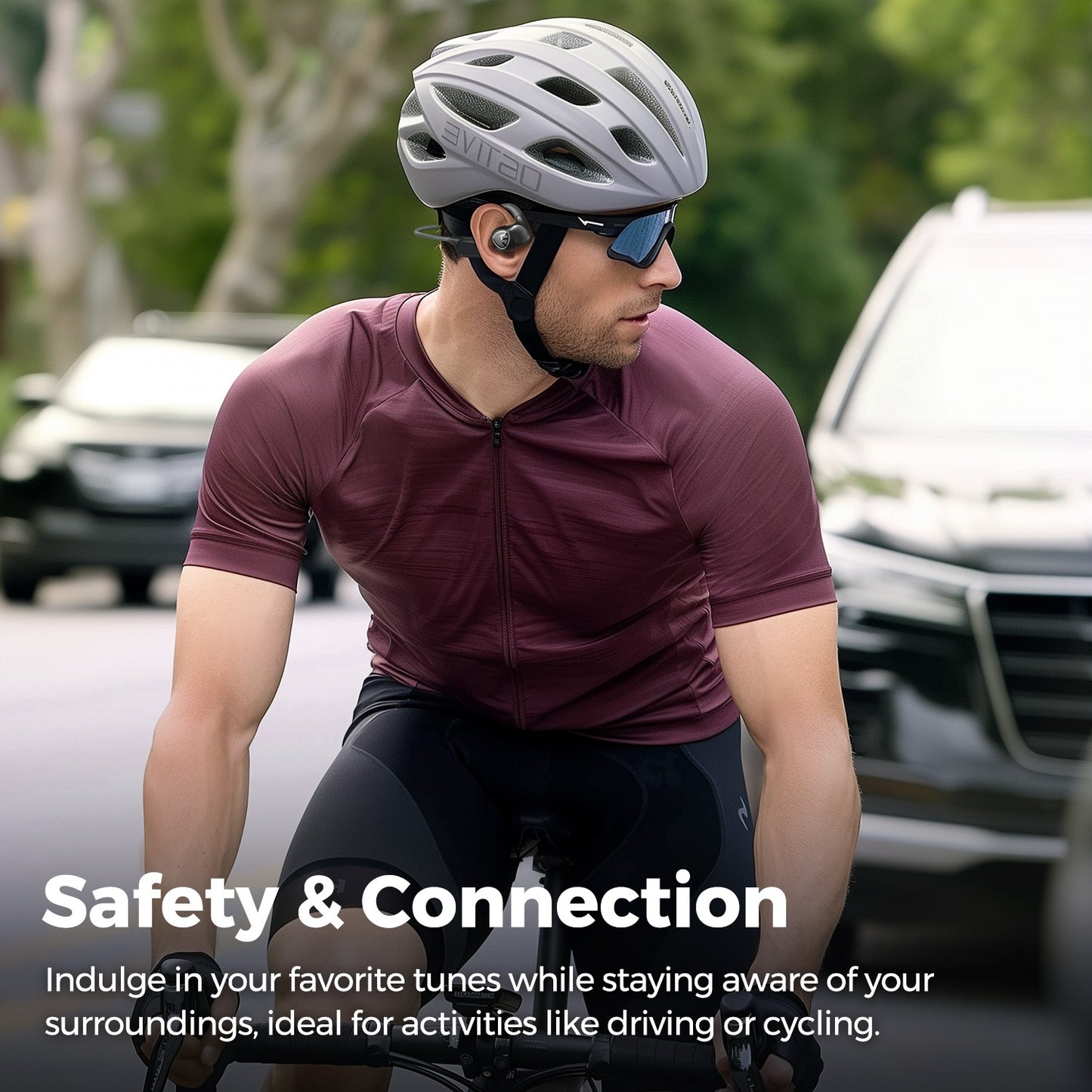 SoundPeats RunFree Lite2 Open Ear Earphone Air Conduction Ultra-Light,App & RoHS