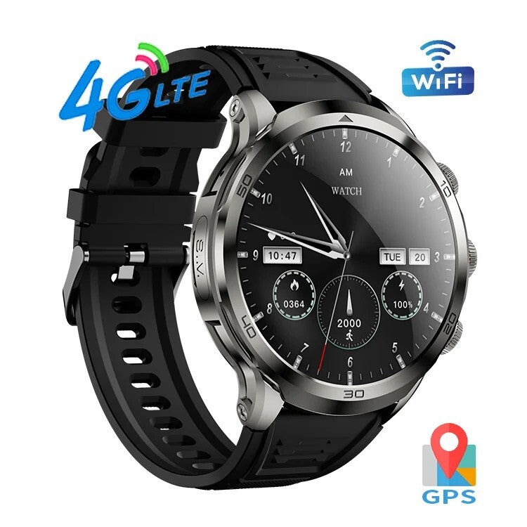 SMART Watch 8G-128GB 1.95” TOUCHSCREEN 4G Android 8.1 HD Rotating Camera,GPS,1990mAh
