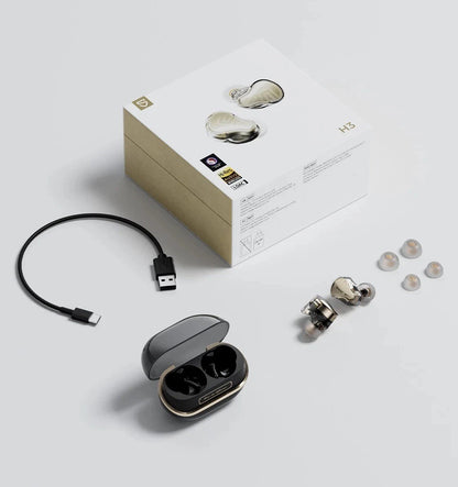 SoundPEATS H3 AI Hybrid 3 Driver Wireless Earbuds 12mm BT 5.4 55dB Adaptive ANC