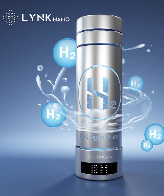 H2 PORTABLE 9000PPb DIGITAL SCREEN 2 in 1 Healthy Hydrogen Drink Cup + Inhaler