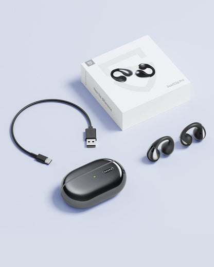 SoundPeats PearlClip Pro, Clip-on BT5.4 AI ENC Earbuds, 24Hrs Play Time,12mm,App