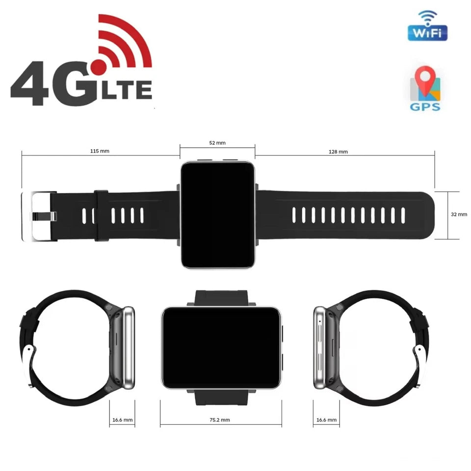 2.86" 4G SMART WATCH PAD Phone 3G+32GB.GPS,WIFI,5MP Camera,2700mAh,Unlocked