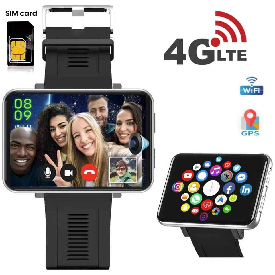 2.86" 4G SMART WATCH PAD Phone 3G+32GB.GPS,WIFI,5MP Camera,2700mAh,Unlocked